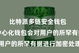 比特派多链安全钱包  比特派去中心化钱包会对用户的所罕有据进行加密处理