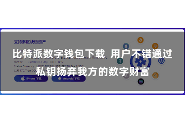 比特派数字钱包下载  用户不错通过私钥扬弃我方的数字财富