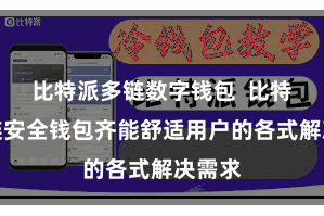 比特派多链数字钱包  比特派多链安全钱包齐能舒适用户的各式解决需求